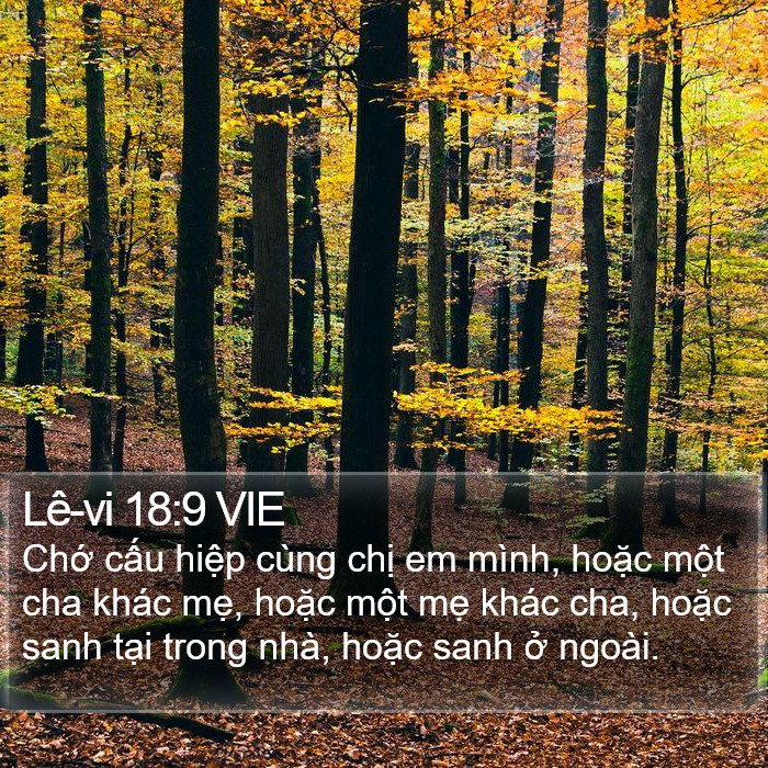 Lê-vi 18:9 VIE Bible Study