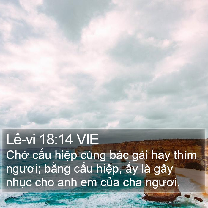 Lê-vi 18:14 VIE Bible Study