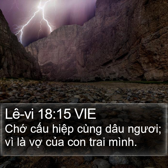 Lê-vi 18:15 VIE Bible Study