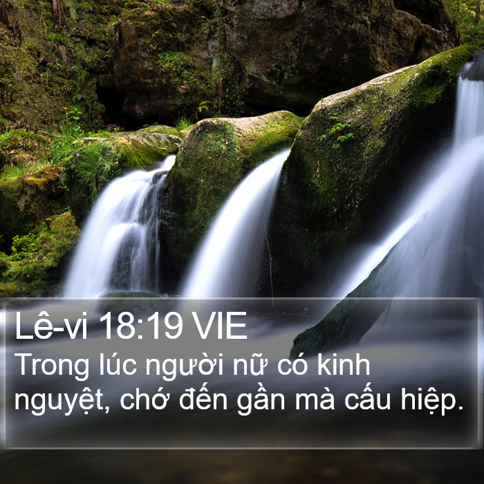 Lê-vi 18:19 VIE Bible Study