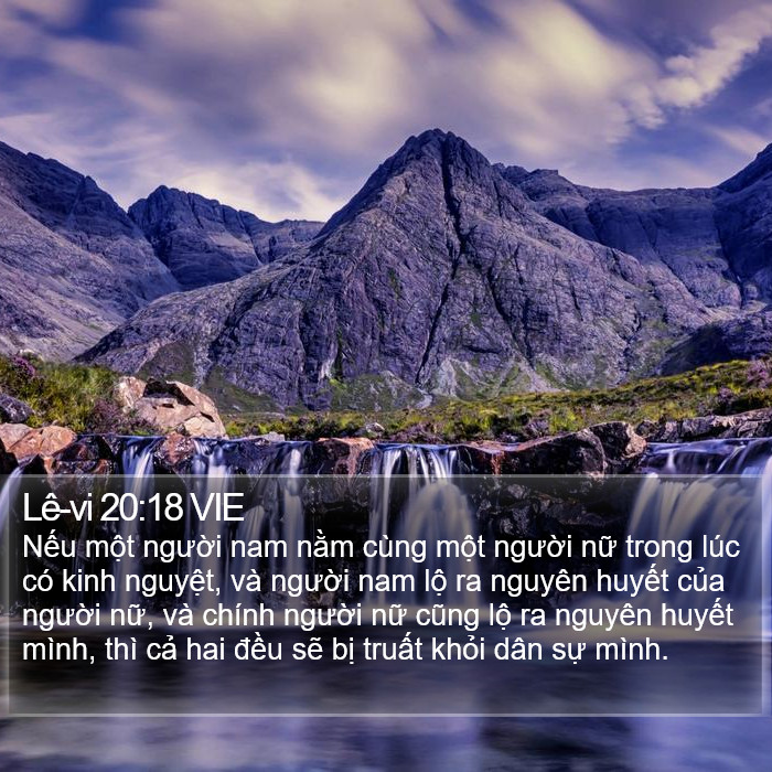 Lê-vi 20:18 VIE Bible Study