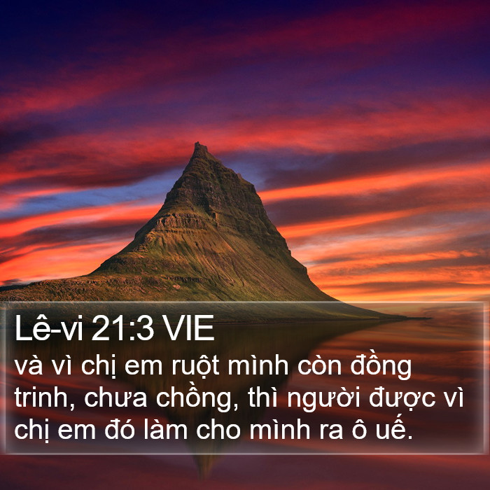 Lê-vi 21:3 VIE Bible Study