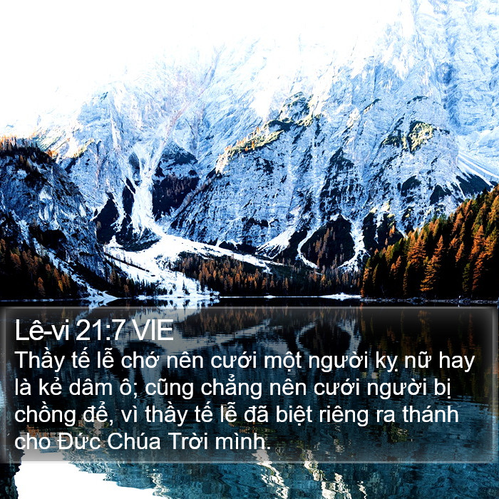 Lê-vi 21:7 VIE Bible Study