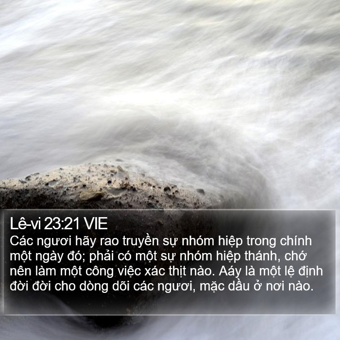 Lê-vi 23:21 VIE Bible Study