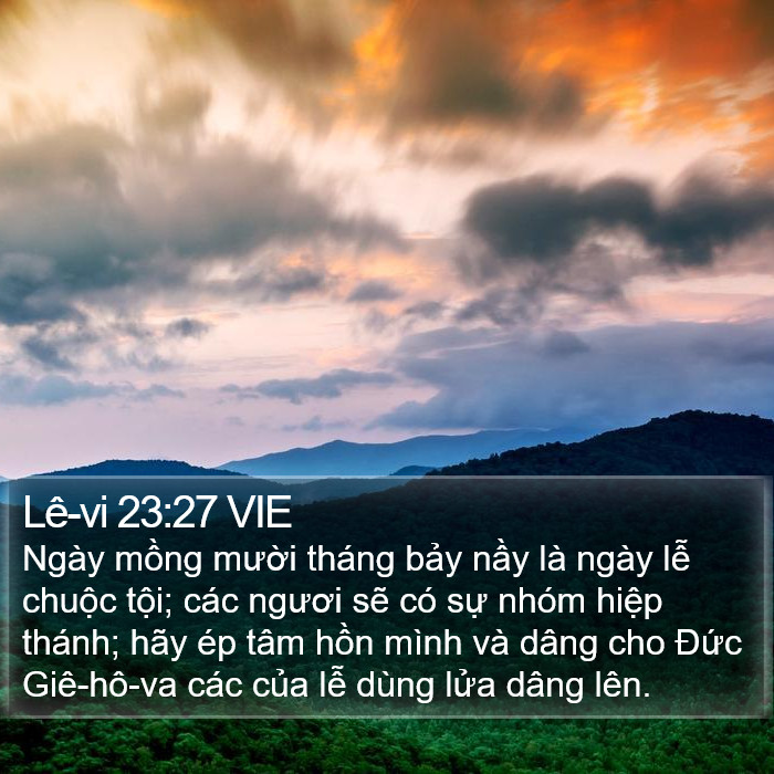 Lê-vi 23:27 VIE Bible Study