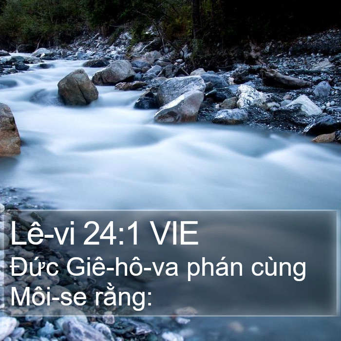 Lê-vi 24:1 VIE Bible Study