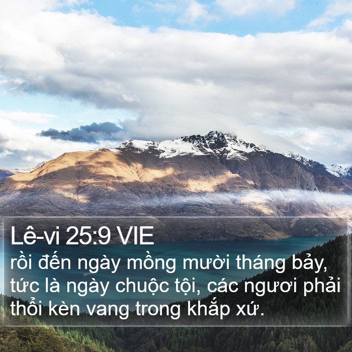 Lê-vi 25:9 VIE Bible Study