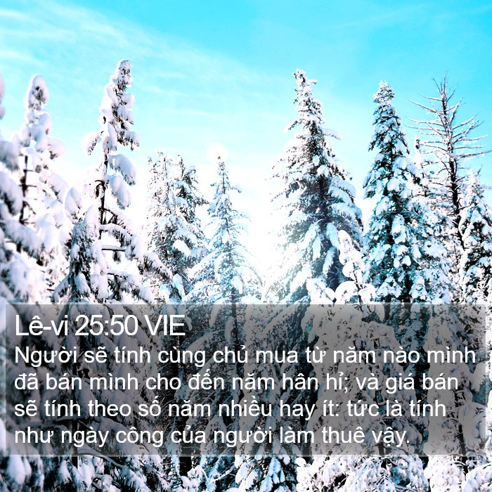 Lê-vi 25:50 VIE Bible Study
