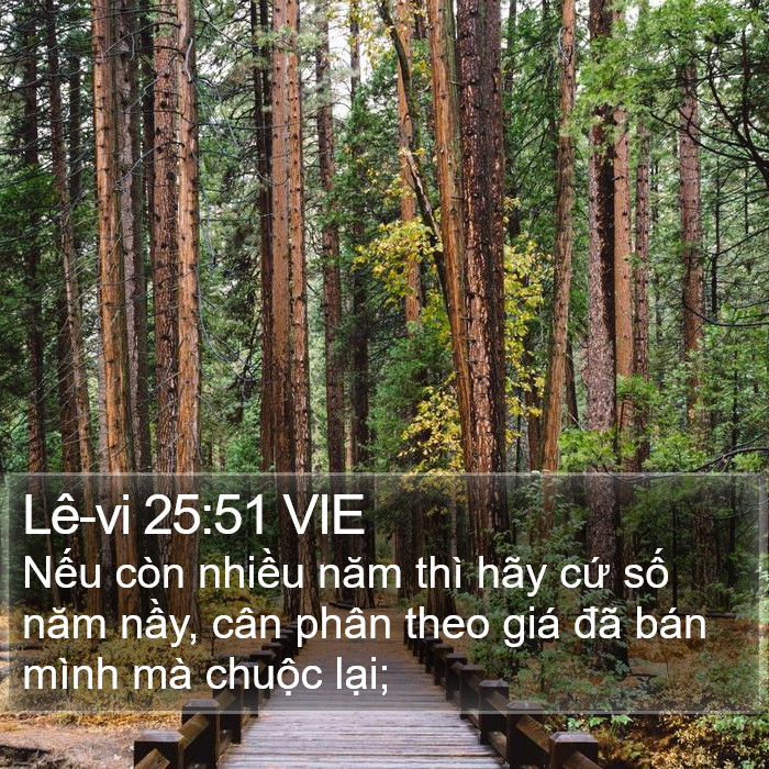 Lê-vi 25:51 VIE Bible Study