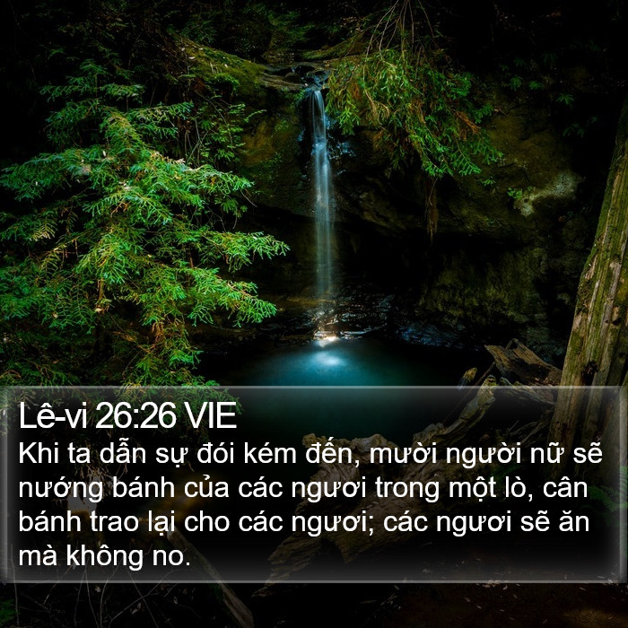 Lê-vi 26:26 VIE Bible Study