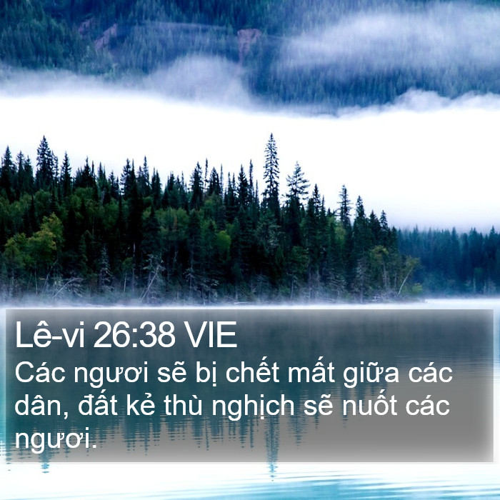 Lê-vi 26:38 VIE Bible Study