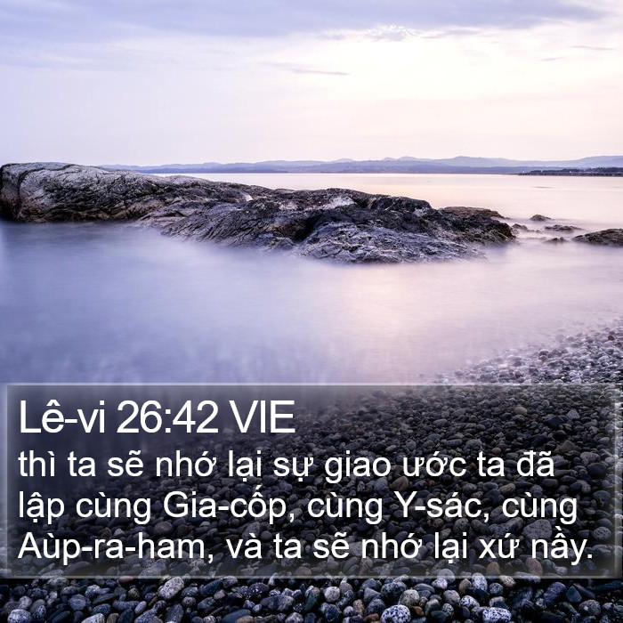 Lê-vi 26:42 VIE Bible Study