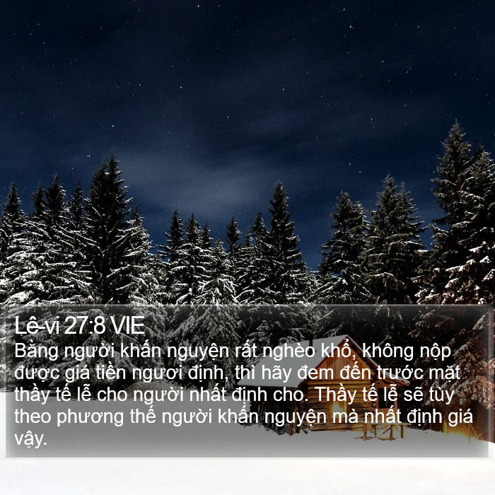 Lê-vi 27:8 VIE Bible Study