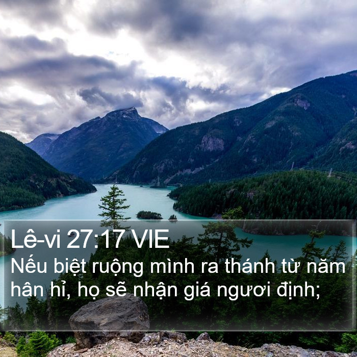 Lê-vi 27:17 VIE Bible Study