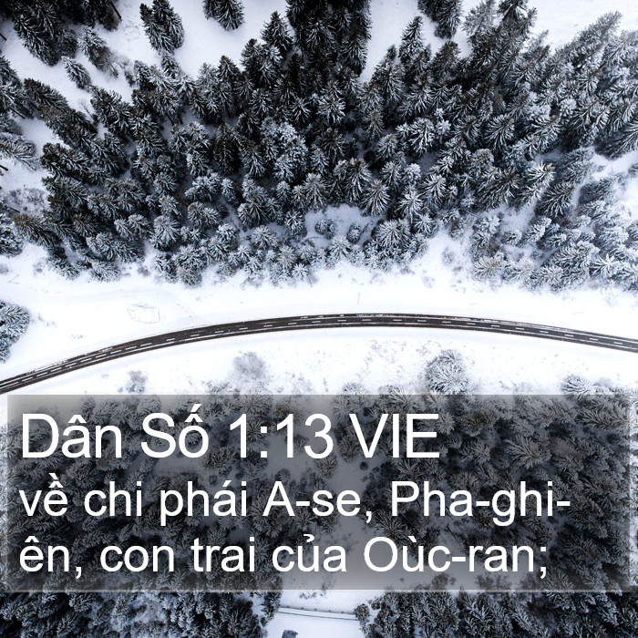 Dân Số 1:13 VIE Bible Study