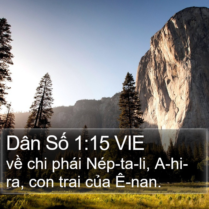 Dân Số 1:15 VIE Bible Study