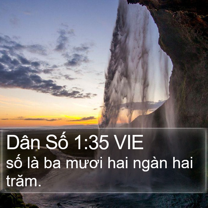 Dân Số 1:35 VIE Bible Study