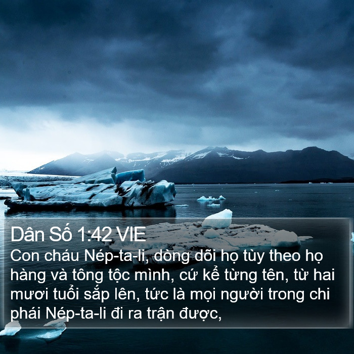 Dân Số 1:42 VIE Bible Study