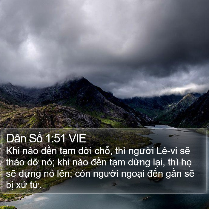 Dân Số 1:51 VIE Bible Study