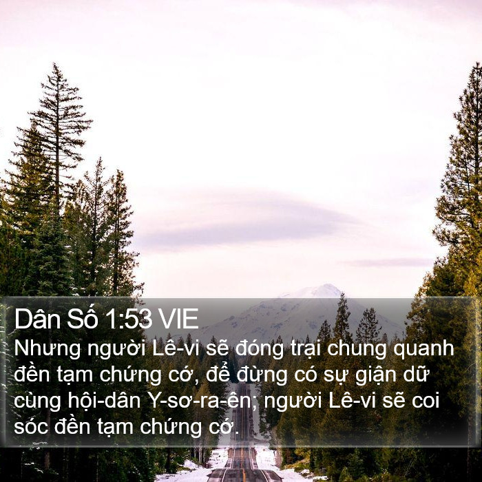 Dân Số 1:53 VIE Bible Study