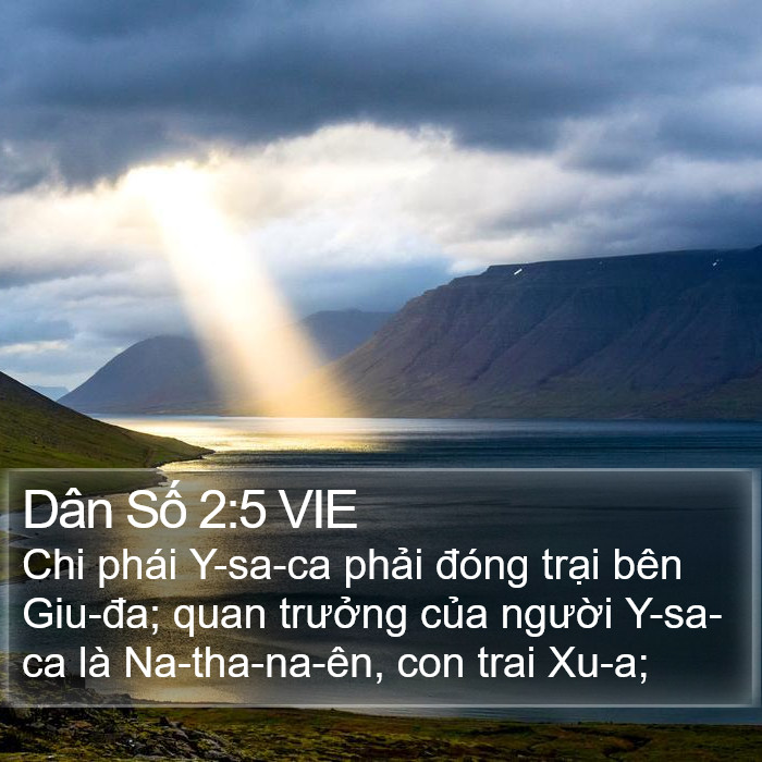 Dân Số 2:5 VIE Bible Study