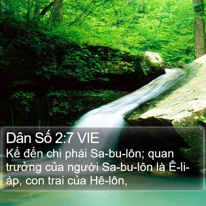 Dân Số 2:7 VIE Bible Study