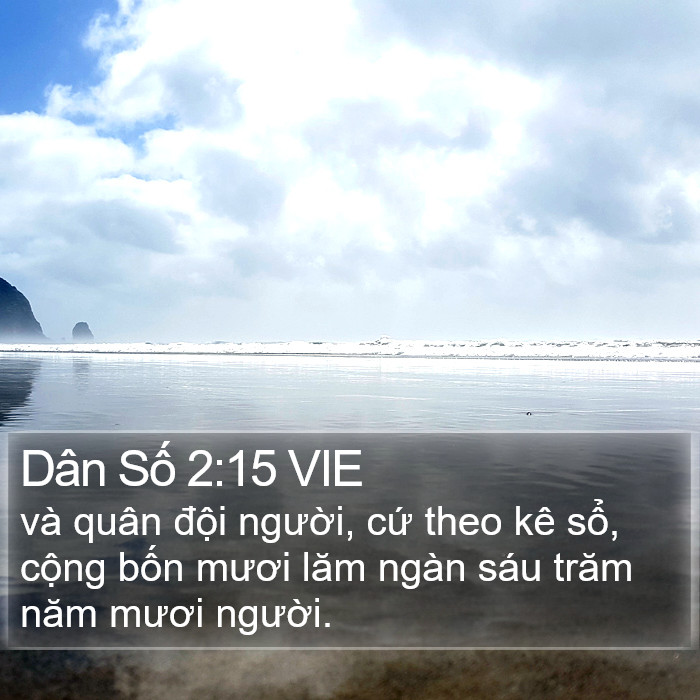 Dân Số 2:15 VIE Bible Study