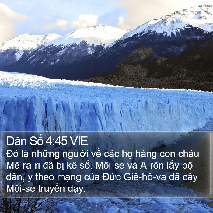 Dân Số 4:45 VIE Bible Study