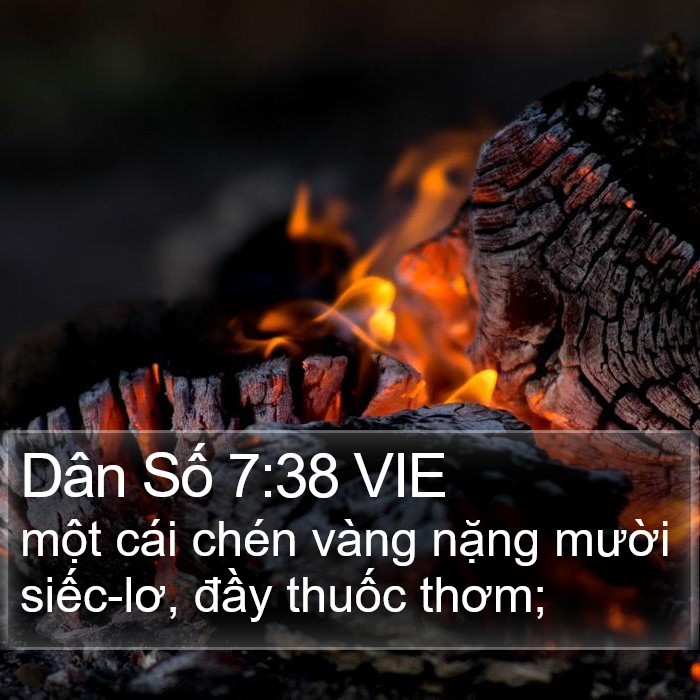 Dân Số 7:38 VIE Bible Study