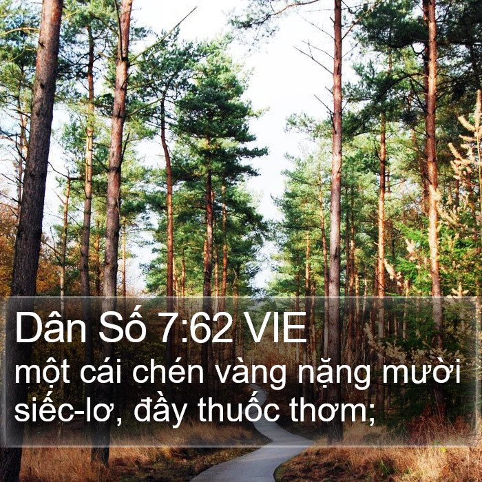 Dân Số 7:62 VIE Bible Study