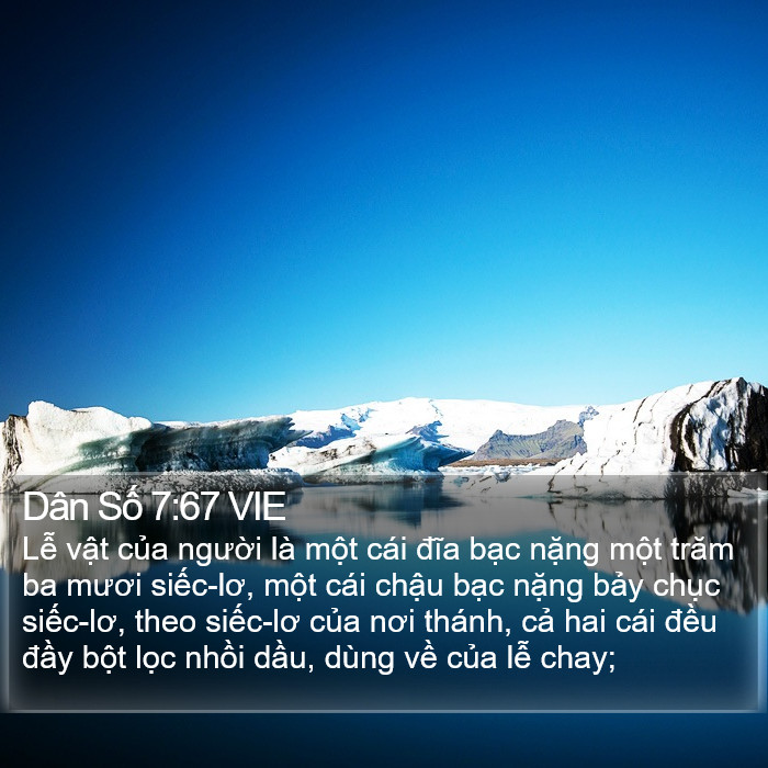 Dân Số 7:67 VIE Bible Study