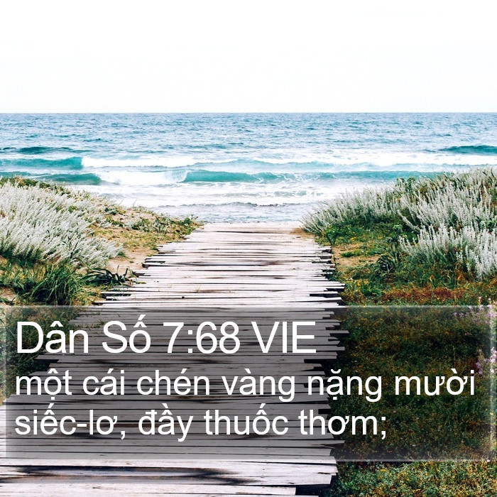 Dân Số 7:68 VIE Bible Study