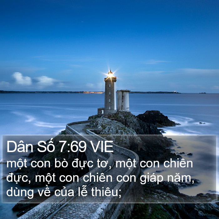 Dân Số 7:69 VIE Bible Study