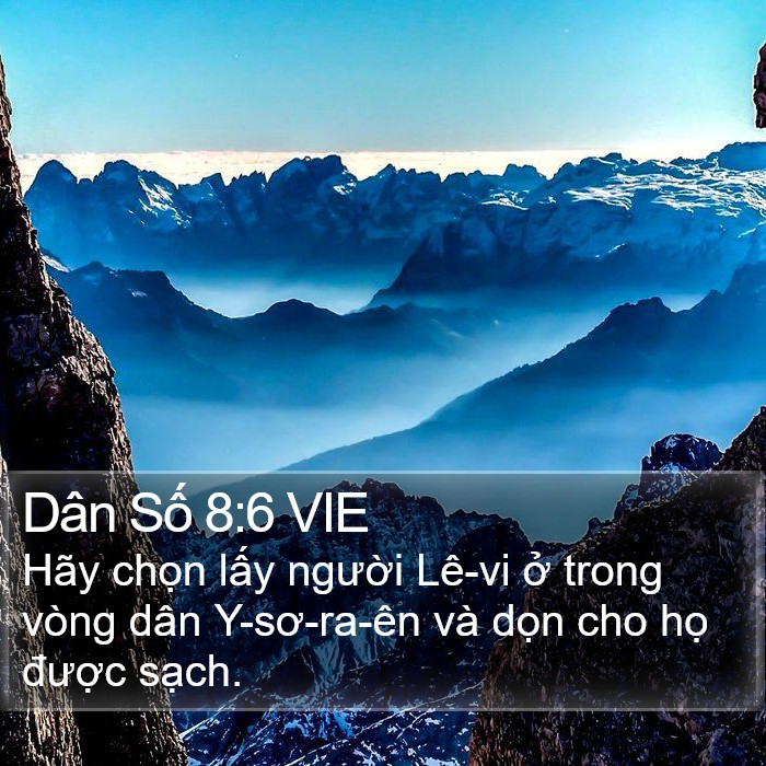 Dân Số 8:6 VIE Bible Study