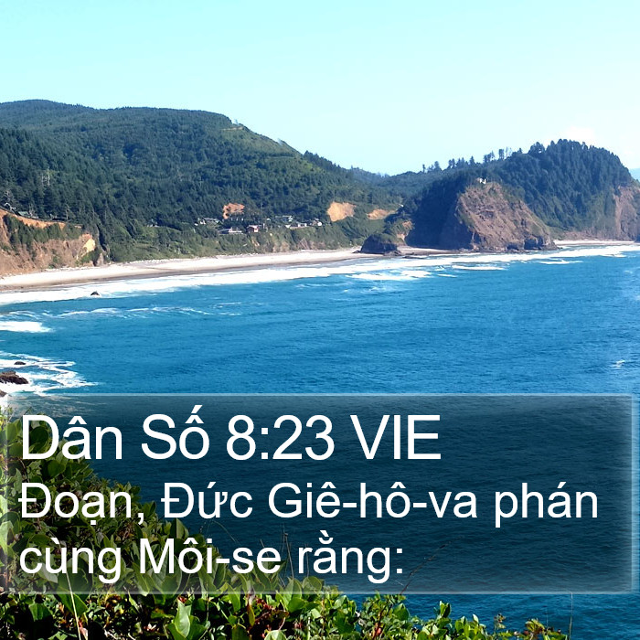 Dân Số 8:23 VIE Bible Study