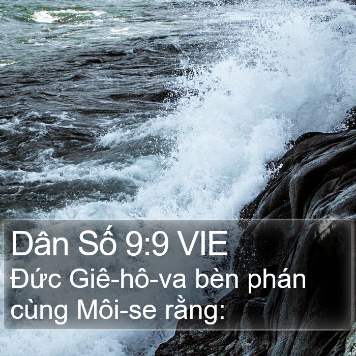 Dân Số 9:9 VIE Bible Study