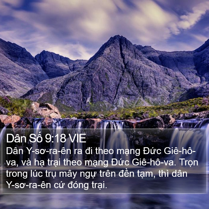 Dân Số 9:18 VIE Bible Study