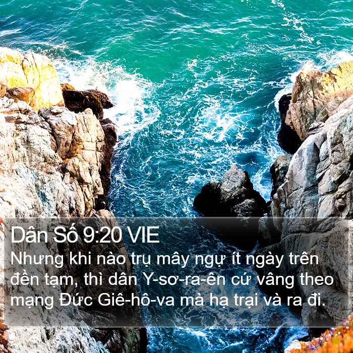 Dân Số 9:20 VIE Bible Study