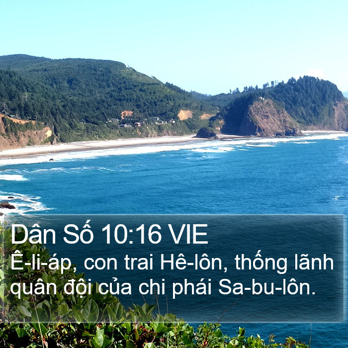 Dân Số 10:16 VIE Bible Study