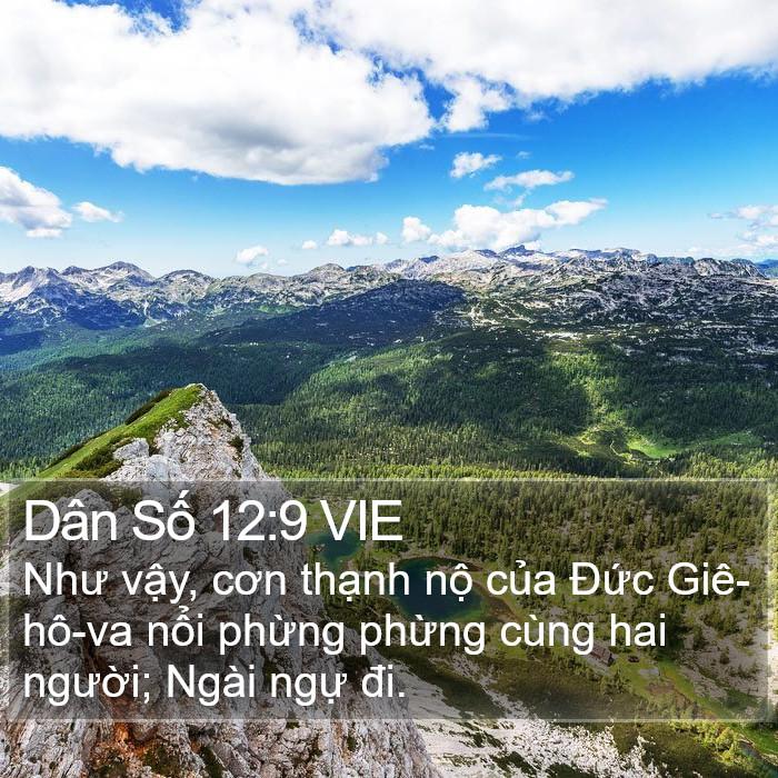 Dân Số 12:9 VIE Bible Study