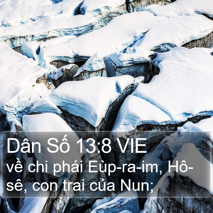 Dân Số 13:8 VIE Bible Study