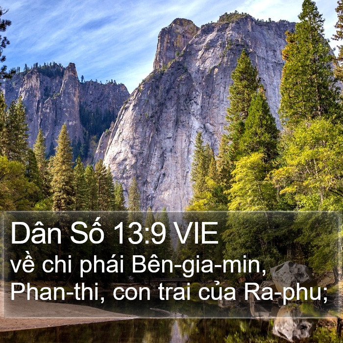 Dân Số 13:9 VIE Bible Study