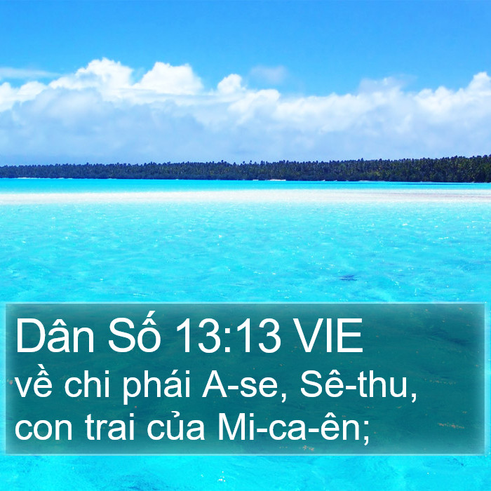 Dân Số 13:13 VIE Bible Study