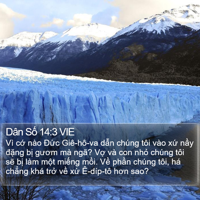 Dân Số 14:3 VIE Bible Study