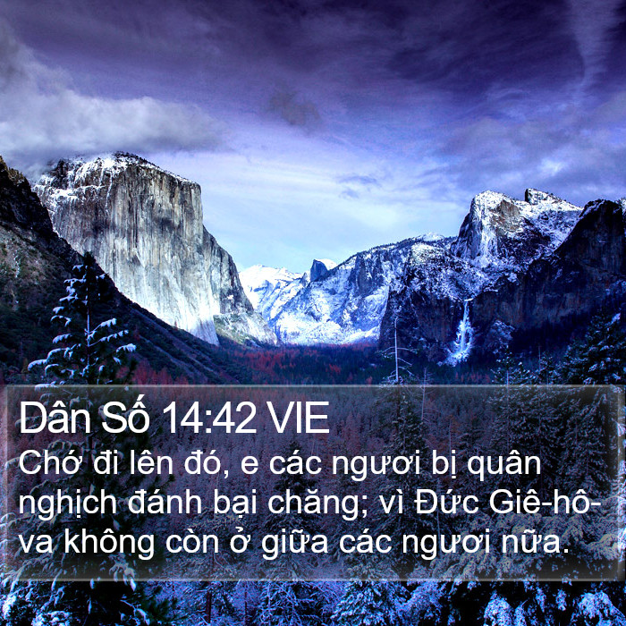 Dân Số 14:42 VIE Bible Study