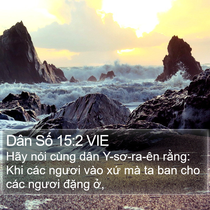 Dân Số 15:2 VIE Bible Study