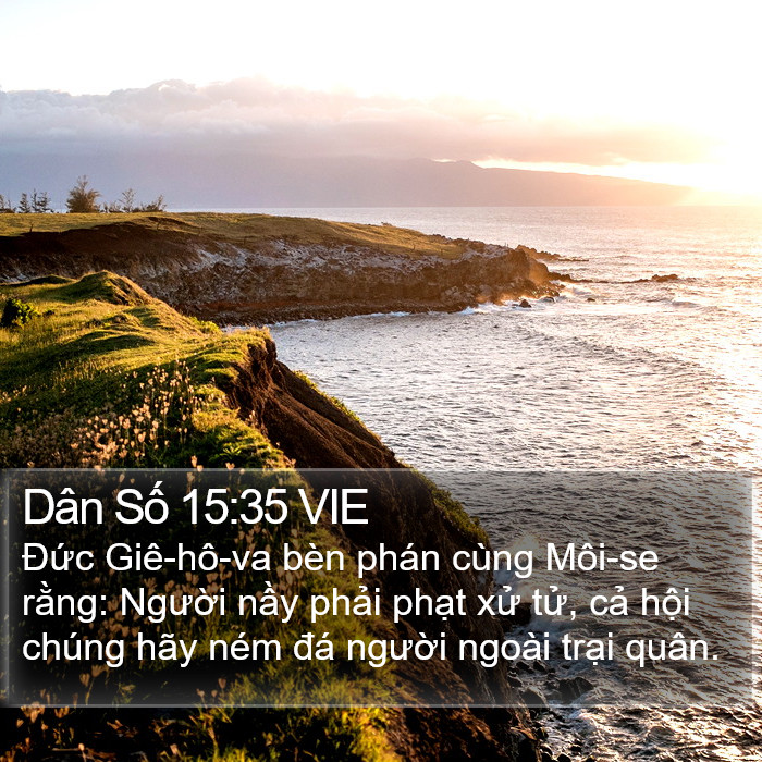 Dân Số 15:35 VIE Bible Study