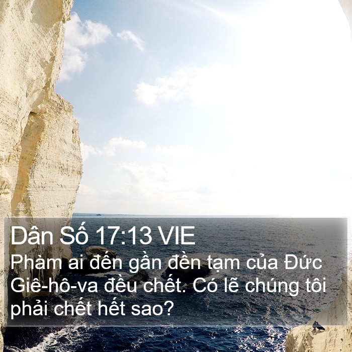 Dân Số 17:13 VIE Bible Study