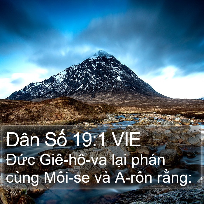 Dân Số 19:1 VIE Bible Study
