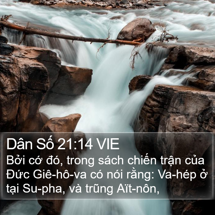 Dân Số 21:14 VIE Bible Study